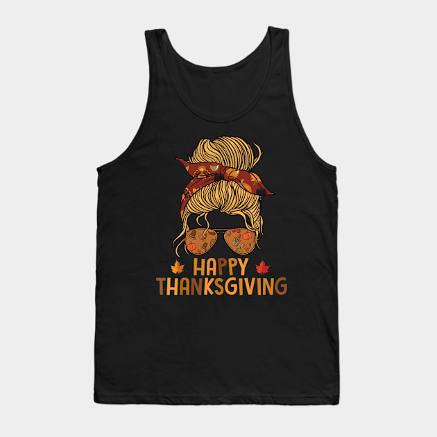 Funny ThanksGiving For women Tank Top by JayD World